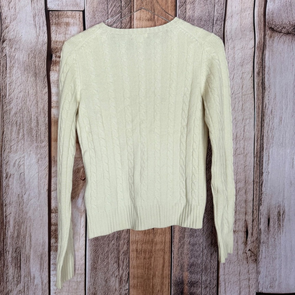 Lilly Pulitzer Sweater Cable Knit Cashmere Preppy Cozy Classic Cottage Small - Picture 2 of 9